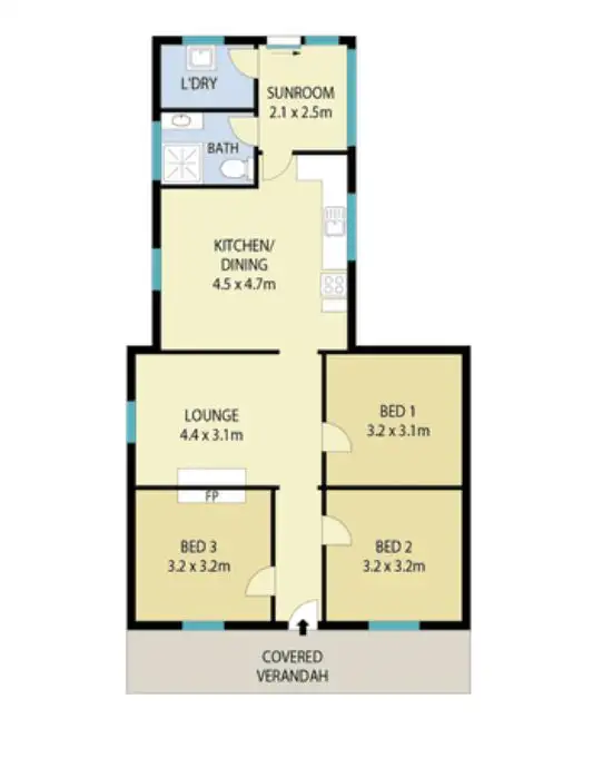 Floorplan of Homely house listing, 38 JAMES ST, Morpeth NSW 2321