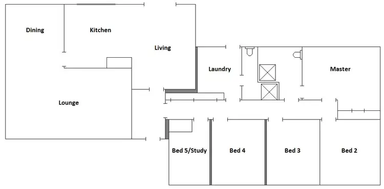 Floorplan of Homely house listing, 3 HAMMOND PLACE, Northam WA 6401