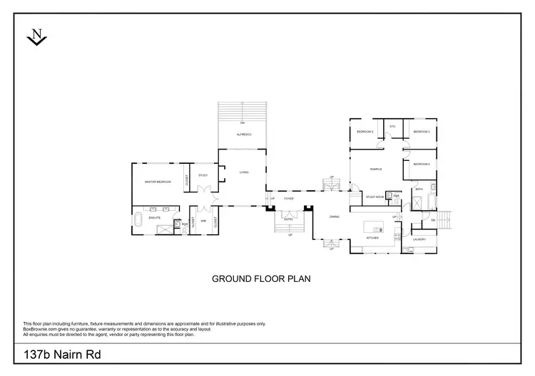 Floorplan of Homely house listing, 137B NAIRN ROAD, Ranelagh TAS 7109