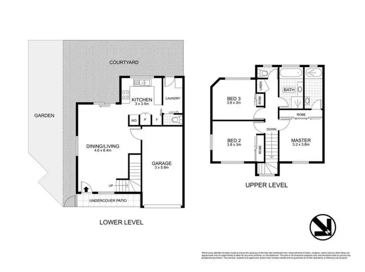 Floorplan of Homely townhouse listing, UNIT 50/121 ARCHDALE ROAD, Ferny Grove QLD 4055