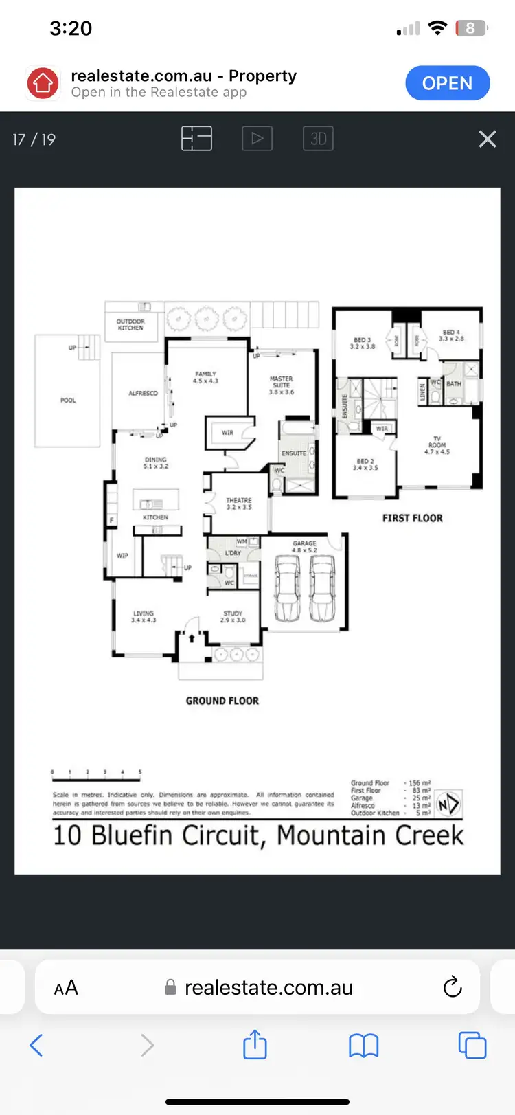 Floorplan of Homely house listing, 10 BLUE FIN CIRCUIT, Mountain Creek QLD 4557