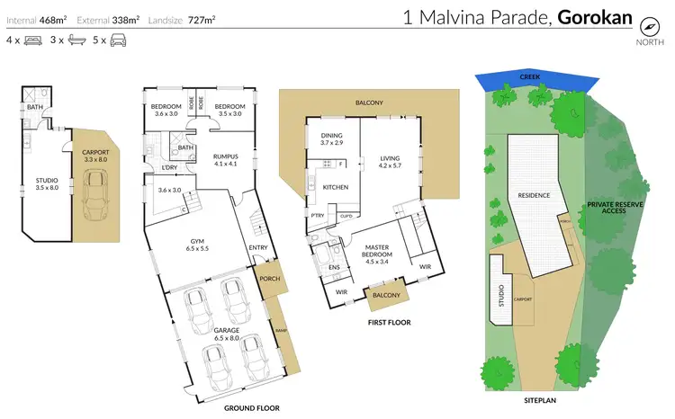 Floorplan of Homely house listing, 1 MALVINA PARADE, Gorokan NSW 2263