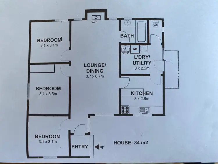 Floorplan of Homely house listing, UNIT 12/378 MARLBOROUGH ROAD, Bronte Park TAS 7140