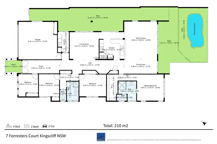 Floorplan of Homely house listing, 7 FORRESTERS COURT, Kingscliff NSW 2487