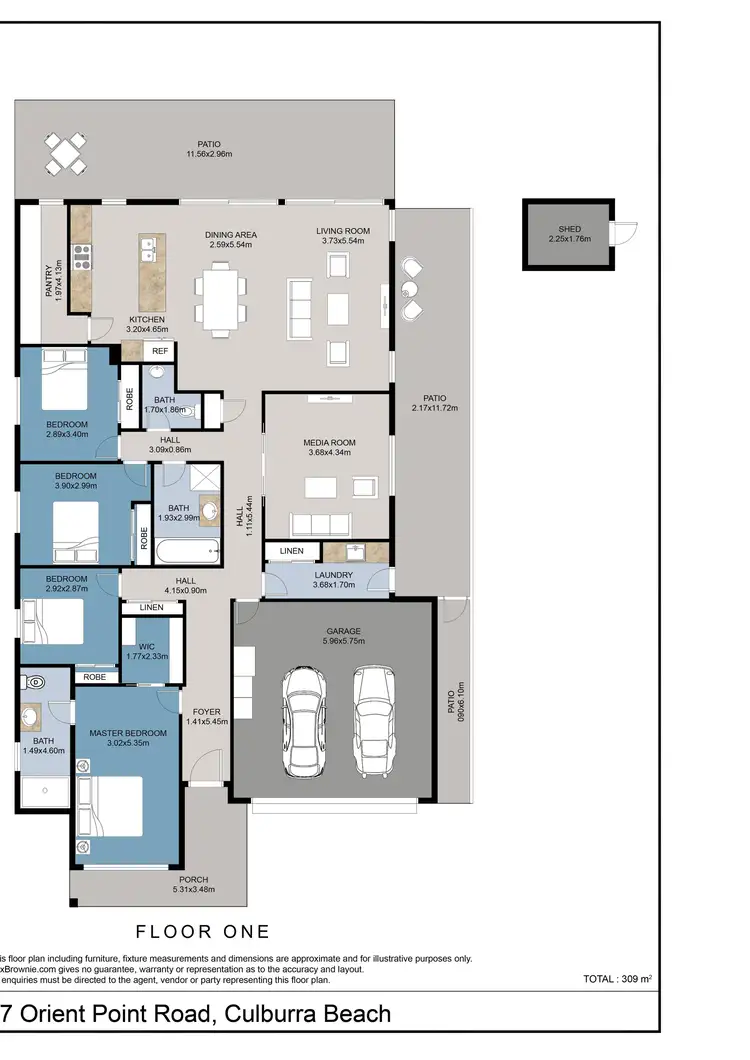 Floorplan of Homely house listing, 27 ORIENT POINT ROAD, Culburra Beach NSW 2540