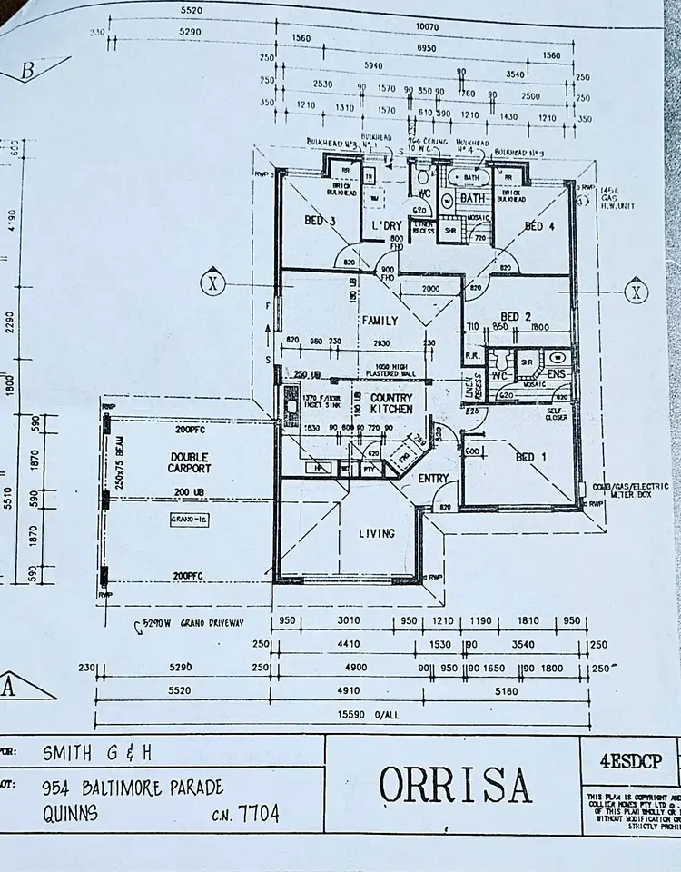 Floorplan of Homely house listing, 64 BALTIMORE PARADE, Merriwa WA 6030