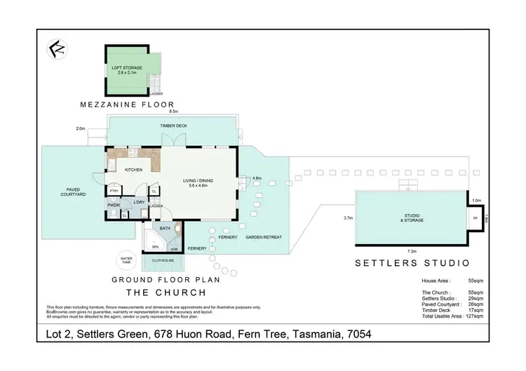 Floorplan of Homely house listing, 2/678 Huon Road, Fern Tree TAS 7054