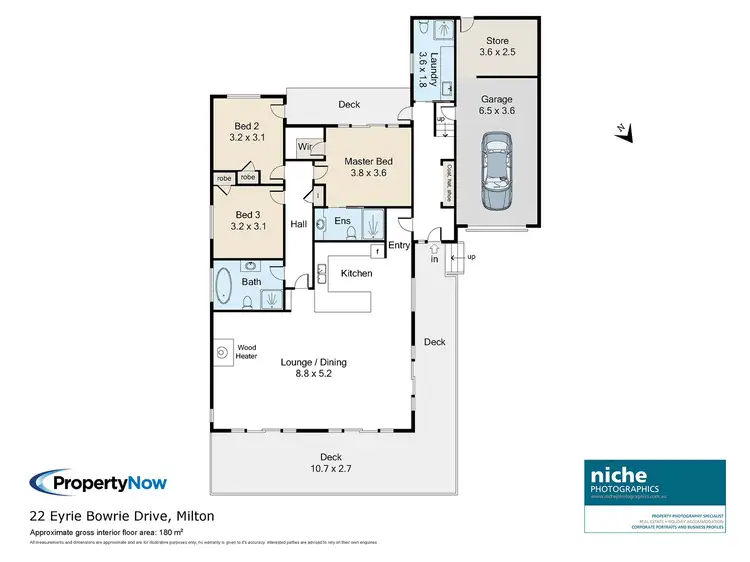 Floorplan of Homely house listing, 22 EYRIE BOWRIE DRIVE, Milton NSW 2538