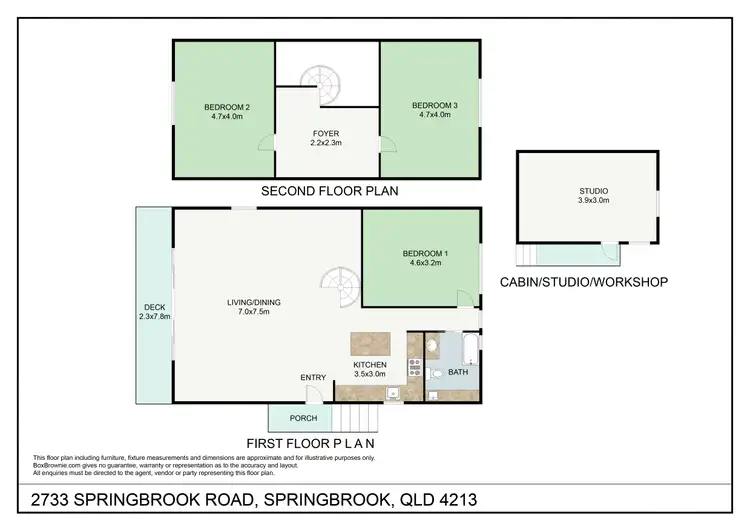 Floorplan of Homely house listing, 2733 SPRINGBROOK ROAD, Springbrook QLD 4213