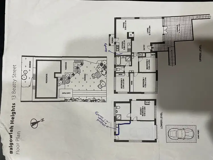Floorplan of Homely house listing, 13 Beatty street, Balgowlah Heights NSW 2093