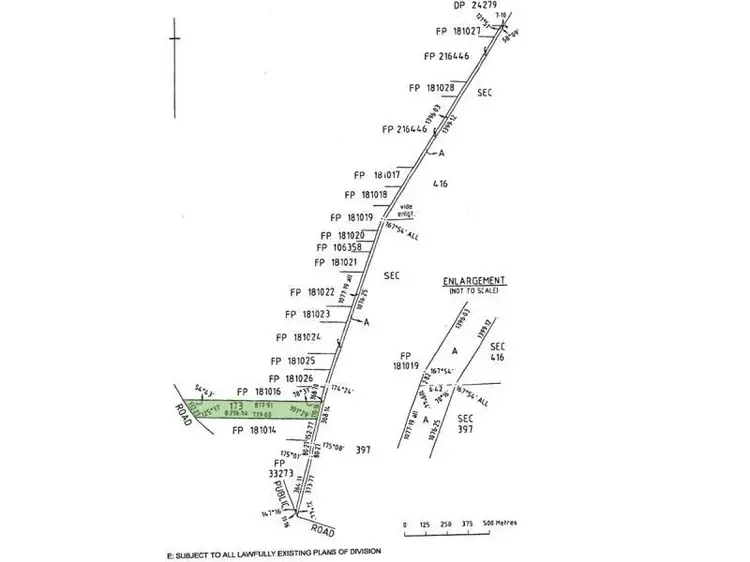 Floorplan of Homely land listing, Lot 173 Osmanli Road, D'estrees Bay SA 5223