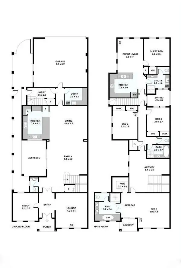 Floorplan of Homely townhouse listing, 9 PIMLICO PLACE, Joondalup WA 6027