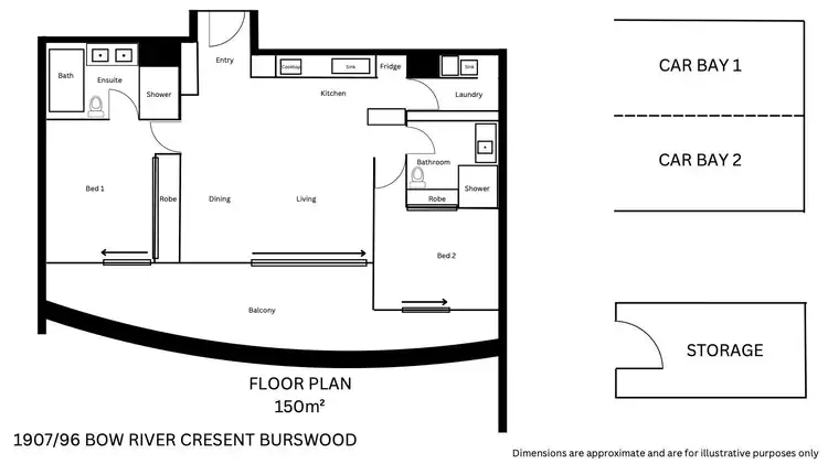 Floorplan of Homely apartment listing, Address available on request