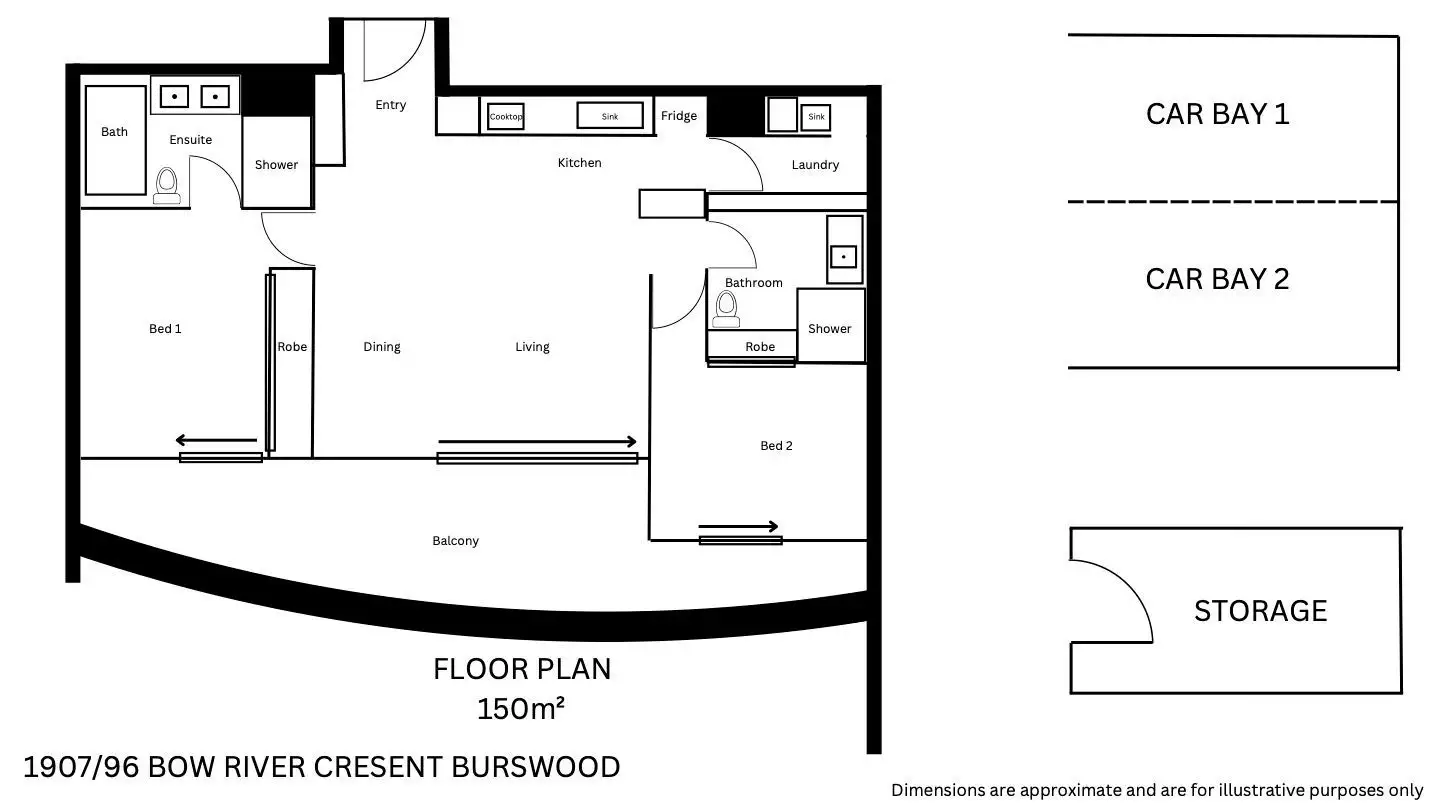 Floorplan of Homely apartment listing, Address available on request