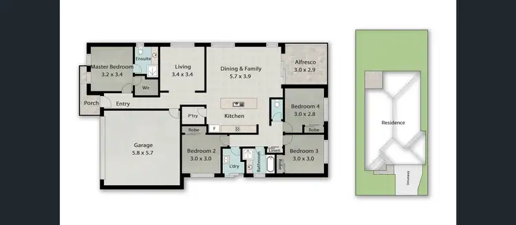 Floorplan of Homely house listing, 24 LEABROOK PLACE, Pimpama QLD 4209