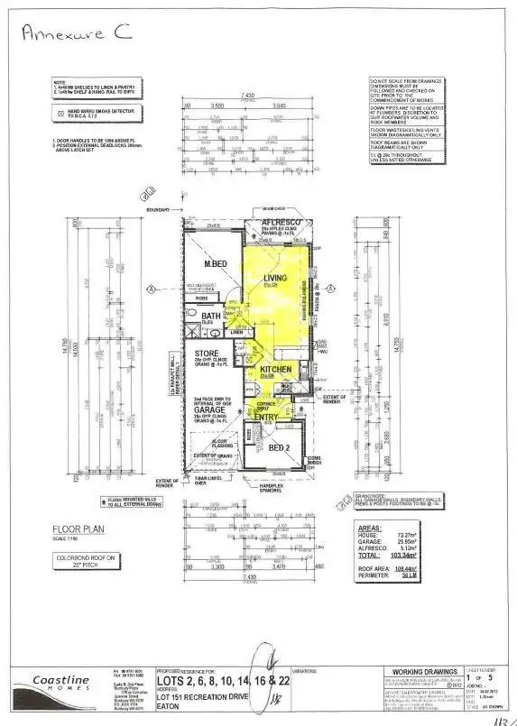 Floorplan of Homely unit listing, UNIT 16/76 BLUE WREN DRIVE, Eaton WA 6232