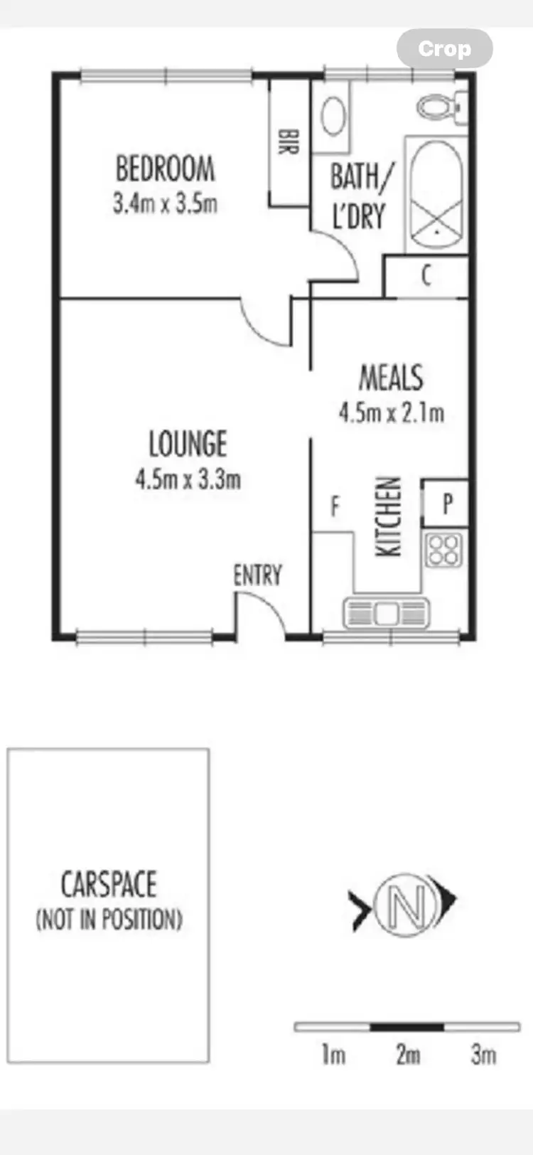 Floorplan of Homely apartment listing, UNIT 11/448 ALBION STREET, Brunswick West VIC 3055