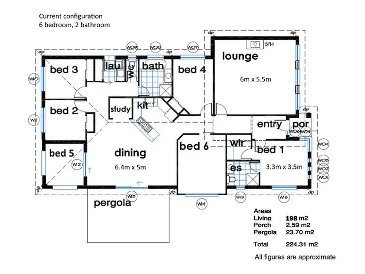 Floorplan of Homely house listing, 5 ANN DRIVE, Jindera NSW 2642