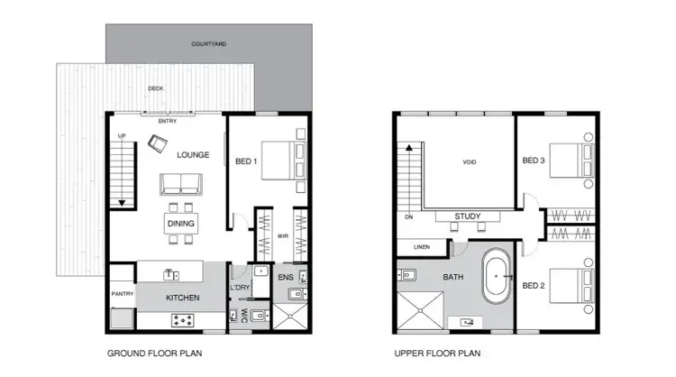 Floorplan of Homely townhouse listing, UNIT 7/79 TORRENS STREET, Braddon ACT 2612