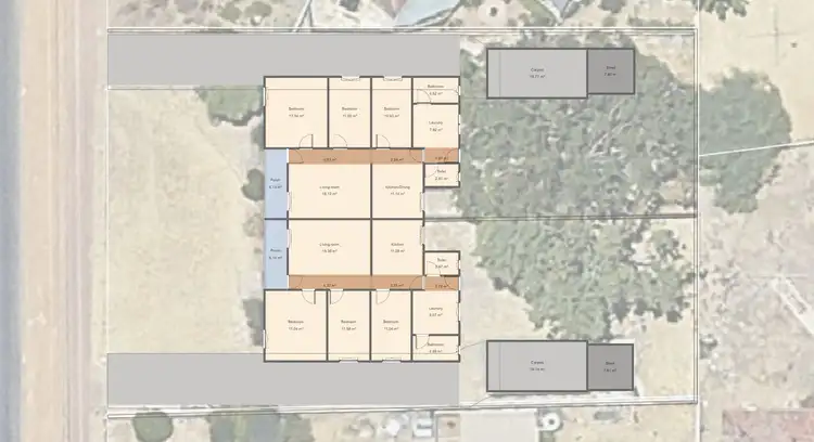 Floorplan of Homely block of units listing, 21A and 21B Lefroy Street, Narrogin WA 6312