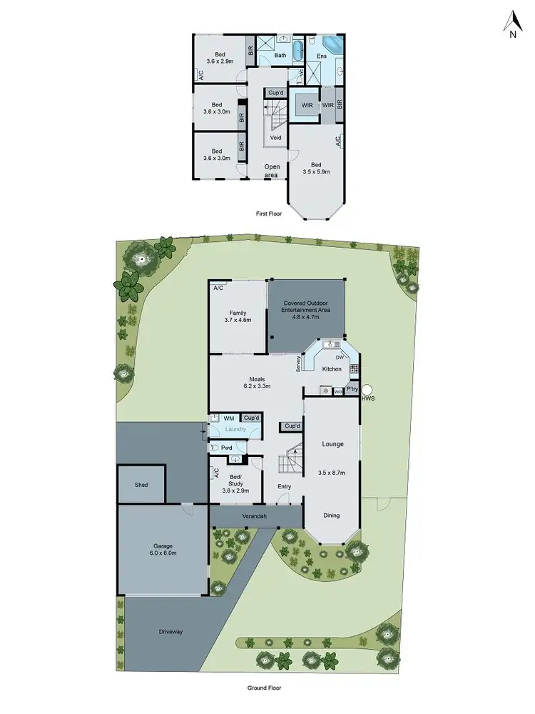 Floorplan of Homely house listing, 11 YAMBIE LANE, Chadstone VIC 3148