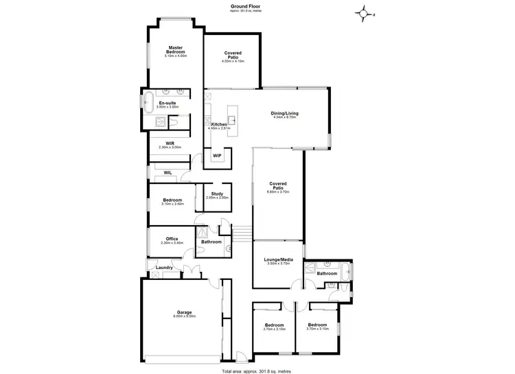 Floorplan of Homely house listing, 20 RIDGEWOOD DRIVE, Brookwater QLD 4300