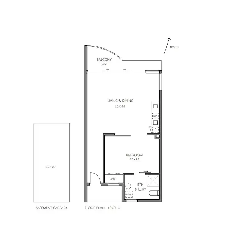 Floorplan of Homely apartment listing, UNIT 408/40 SURF PARADE, Broadbeach QLD 4218