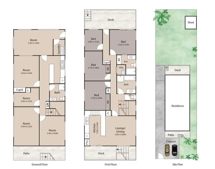Floorplan of Homely house listing, 46 CHAINEY AVENUE, Miami QLD 4220
