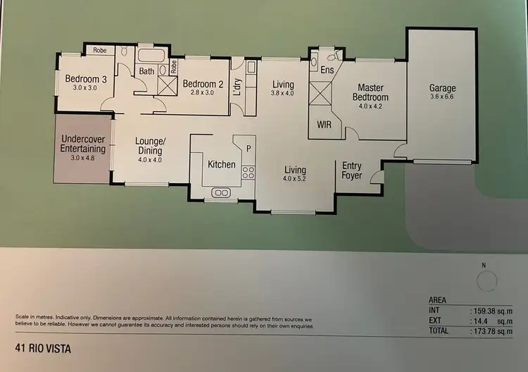 Floorplan of Homely house listing, 41 RIOVISTA WAY, Kirwan QLD 4817