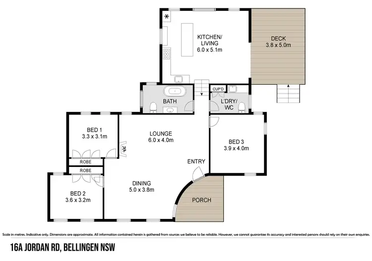 Floorplan of Homely house listing, 16A JORDAN ROAD, Bellingen NSW 2454
