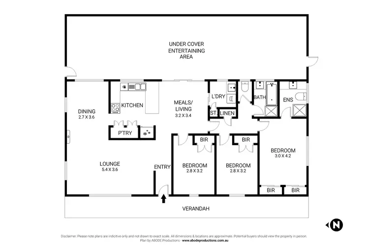 Floorplan of Homely house listing, 56 THAMBALLINA ROAD, Clifton Springs VIC 3222