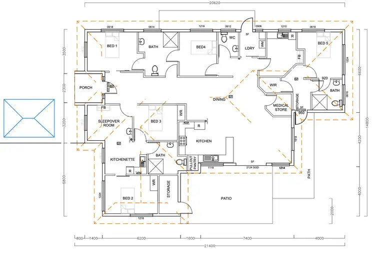 Floorplan of Homely house listing, Address available on request