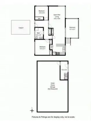 Floorplan of Homely unit listing, 2/4 Selby Place, Berriedale TAS 7011