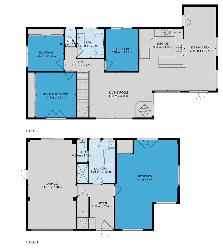 Floorplan of Homely house listing, 7 ESCAPADE AVENUE, Diamond Beach NSW 2430