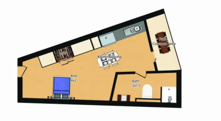 Floorplan of Homely apartment listing, Address available on request