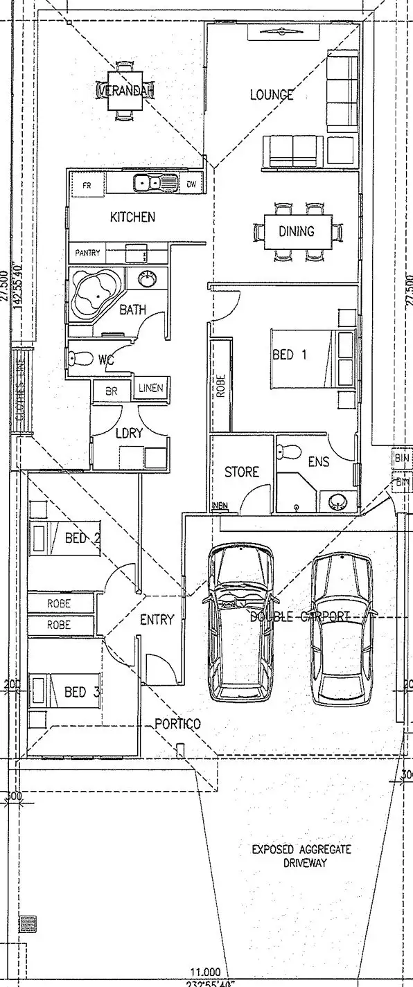 Floorplan of Homely house listing, 32 DELACRUZ STREET, Durack NT 830