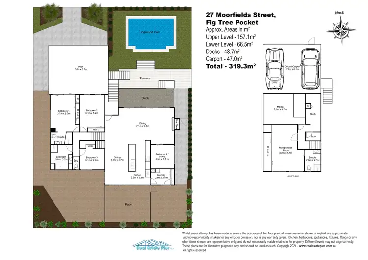 Floorplan of Homely house listing, 27 MOORFIELDS STREET, Fig Tree Pocket QLD 4069