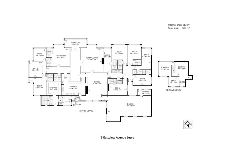 Floorplan of Homely house listing, 6 EAST VIEW AVENUE, Leura NSW 2780