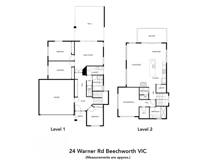 Floorplan of Homely house listing, 24 WARNER ROAD, Beechworth VIC 3747
