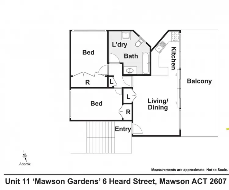 Floorplan of Homely unit listing, Address available on request