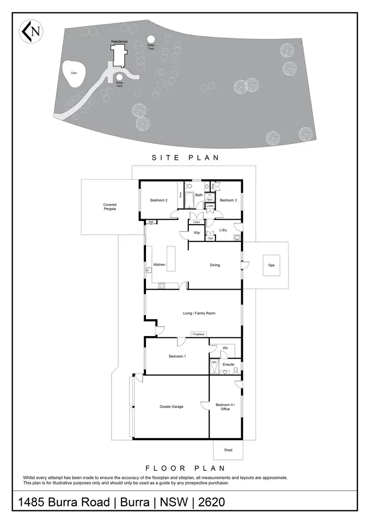 Floorplan of Homely house listing, 1485 Burra Road, Burra NSW 2620