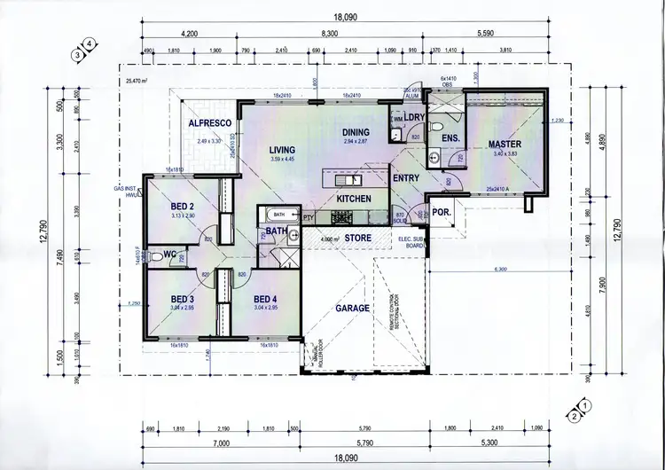 Floorplan of Homely house listing, 4/3 Dante Court, Bentley WA 6102