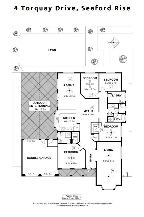 Floorplan of Homely house listing, 4 Torquay drive, Seaford Rise SA 5169