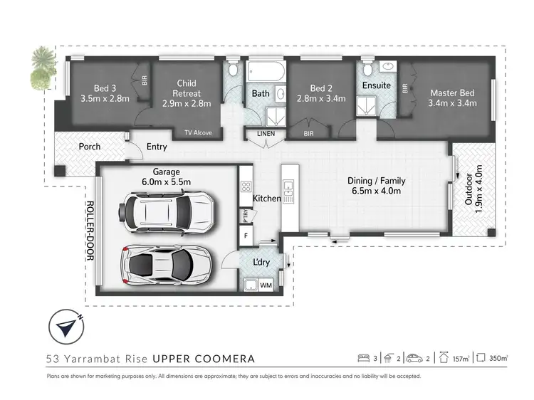 Floorplan of Homely house listing, 53 YARRAMBAT RISE, Upper Coomera QLD 4209