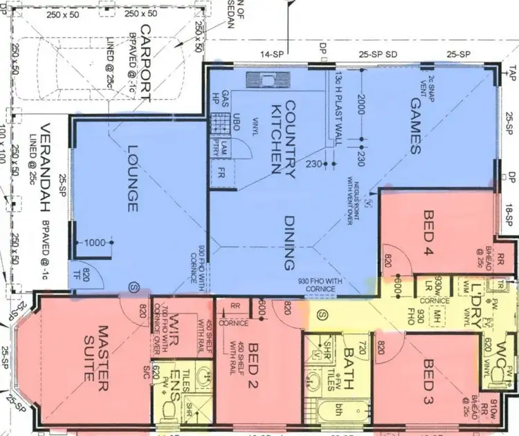 Floorplan of Homely house listing, 32 HARLEQUIN MEWS, Greenfields WA 6210