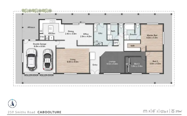 Floorplan of Homely rural property listing, 259 SMITHS ROAD, Caboolture QLD 4510