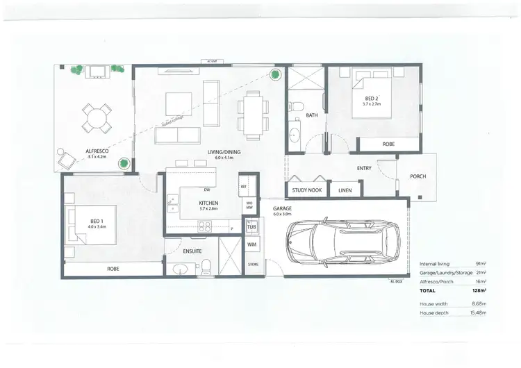 Floorplan of Homely retirement listing, Address available on request