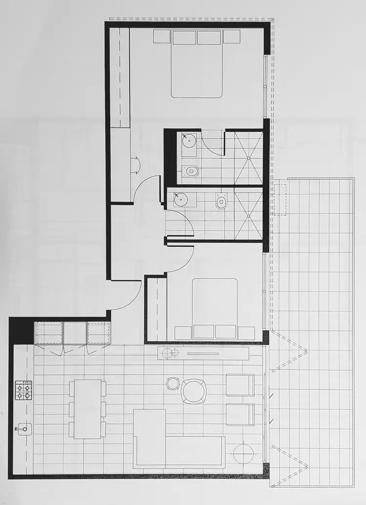 Floorplan of Homely apartment listing, UNIT 304/14 ELIZABETH STREET, Malvern VIC 3144