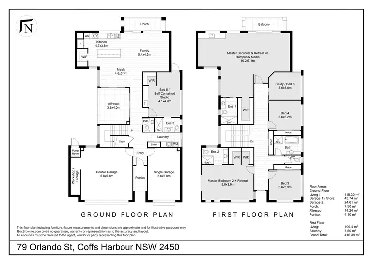 Floorplan of Homely house listing, 79 ORLANDO STREET, Coffs Harbour NSW 2450