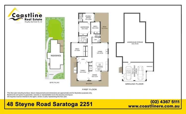 Floorplan of Homely house listing, 48 STEYNE ROAD, Saratoga NSW 2251